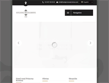 Tablet Screenshot of hotelprincesakristina.com